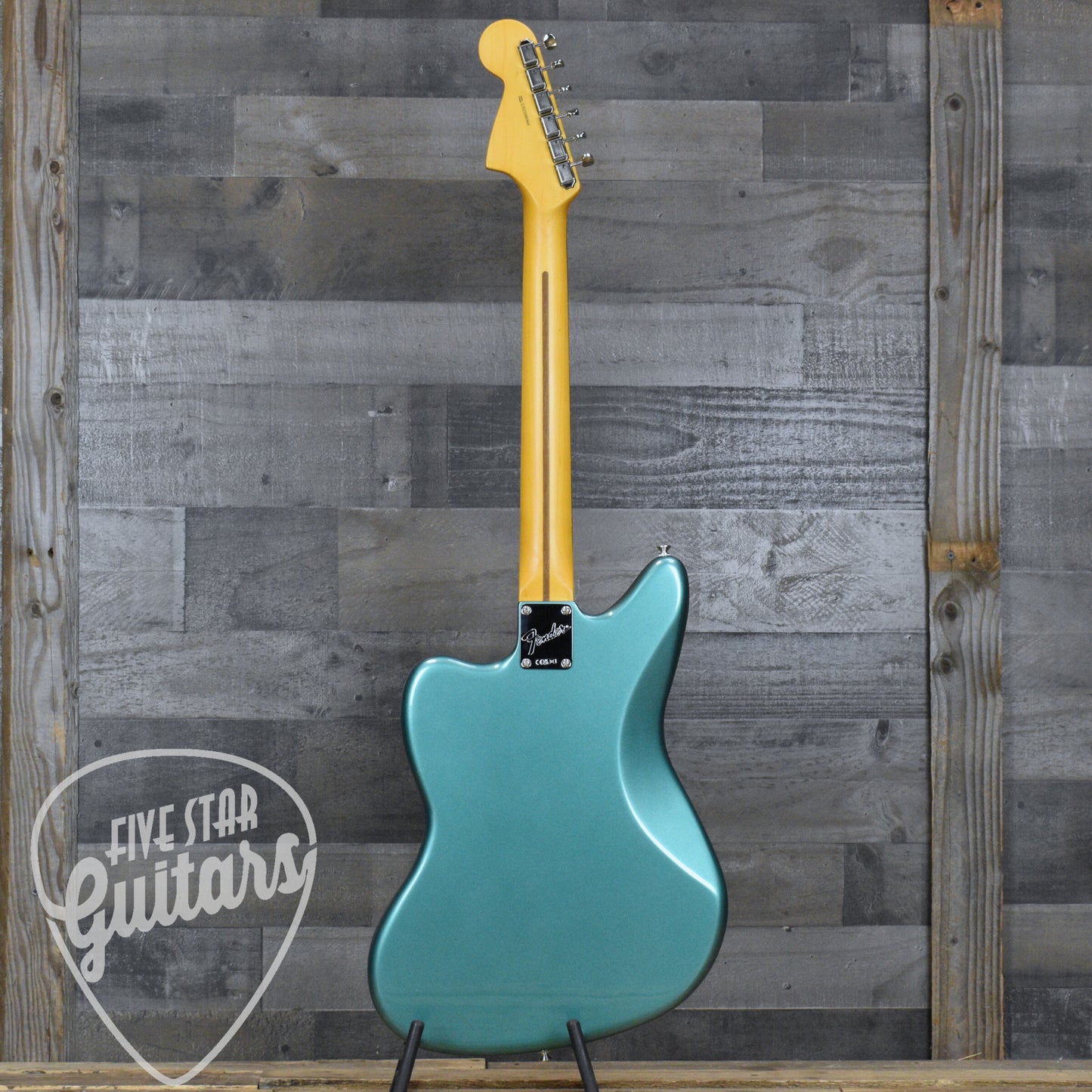 Fender American Professional Classic Jaguar Rosewood Fingerboard Faded Sherwood Green Metallic Included: Deluxe Gig Bag