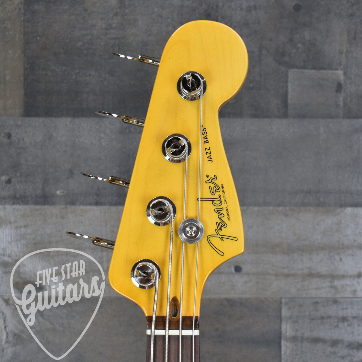 Fender American Professional Classic Jazz Bass - Faded Firemist Gold with Gigbag