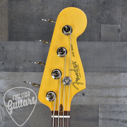 Fender American Professional Classic Jazz Bass - Faded Firemist Gold with Gigbag