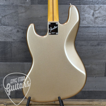 Fender American Professional Classic Jazz Bass - Faded Firemist Gold with Gigbag
