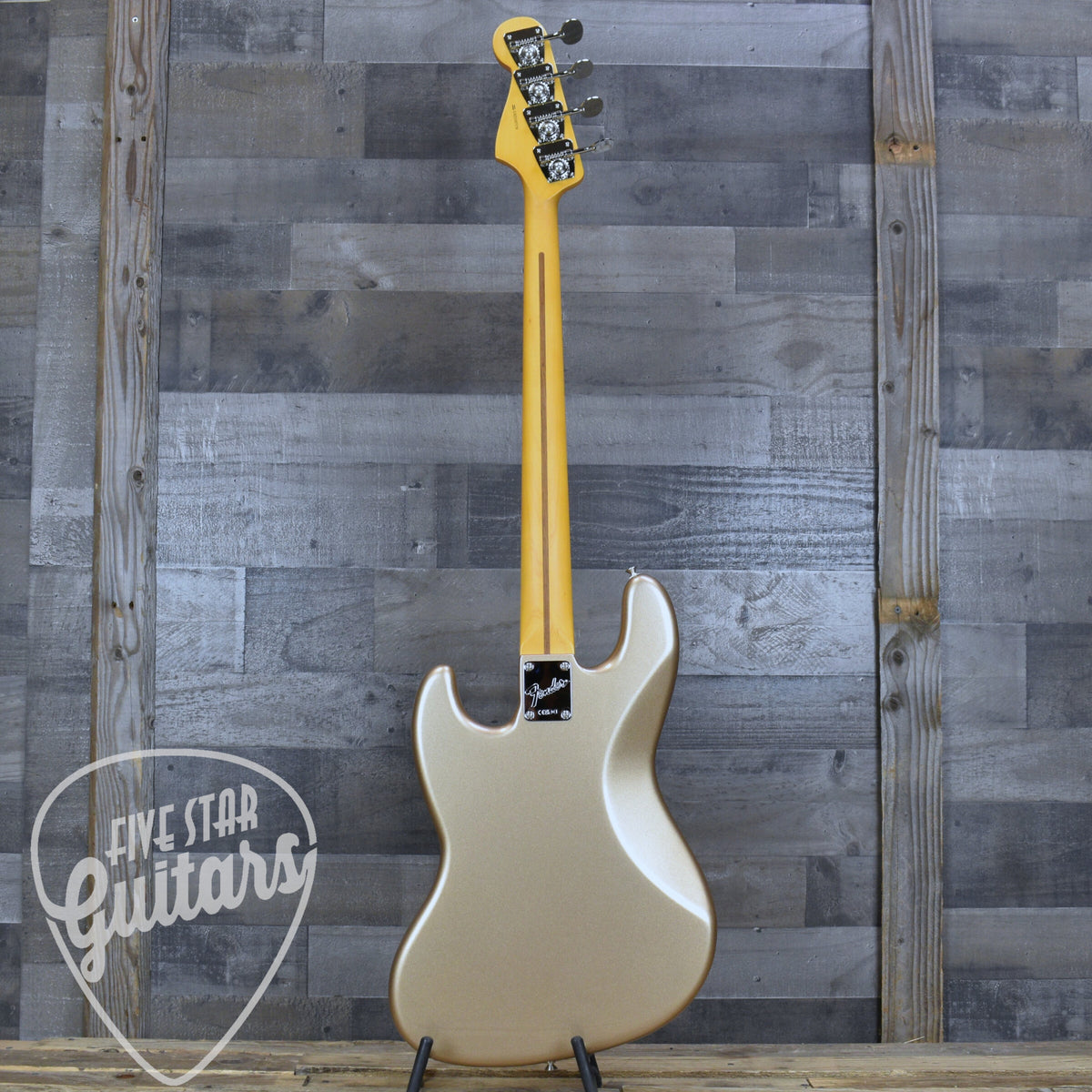 Fender American Professional Classic Jazz Bass - Faded Firemist Gold with Gigbag