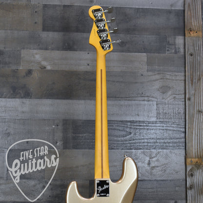 Fender American Professional Classic Jazz Bass - Faded Firemist Gold with Gigbag