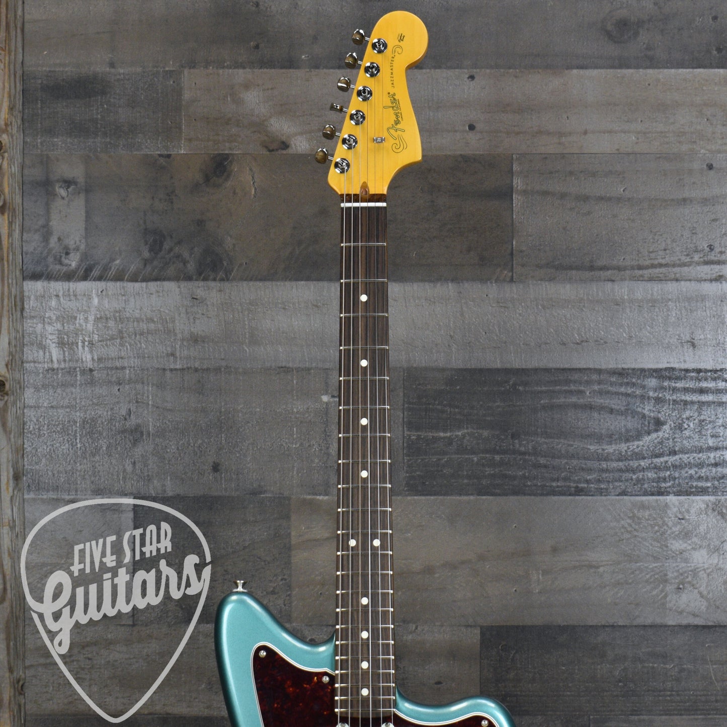 Fender American Professional Classic Jazzmaster, Rosewood Fingerboard - Faded Sherwood Green Metallic with Gigbag