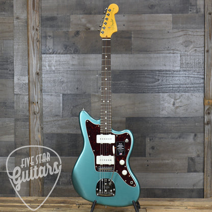Pre-Owned Fender American Professional Classic Jazzmaster, Rosewood Fingerboard - Faded Sherwood Green Metallic with Gigbag - copy
