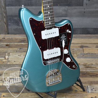 Pre-Owned Fender American Professional Classic Jazzmaster, Rosewood Fingerboard - Faded Sherwood Green Metallic with Gigbag - copy