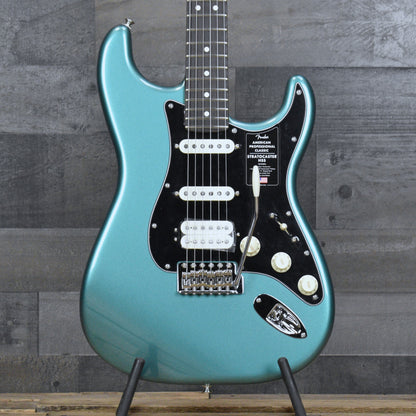 Fender American Professional Classic Stratocaster HSS Rosewood Fingerboard - Faded Sherwood Green Metallic with Deluxe Gigbag