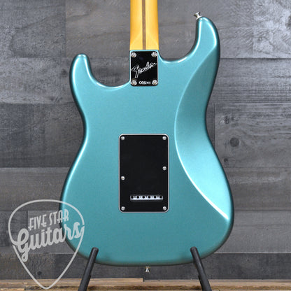 Fender American Professional Classic Stratocaster HSS Rosewood Fingerboard - Faded Sherwood Green Metallic with Deluxe Gigbag