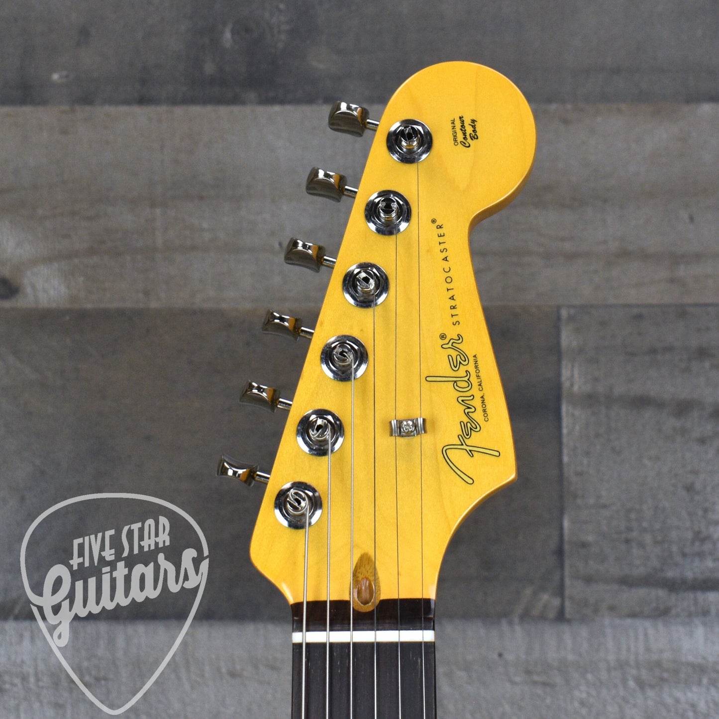 Fender American Professional Classic Stratocaster HSS Rosewood Fingerboard - Faded Sherwood Green Metallic with Deluxe Gigbag