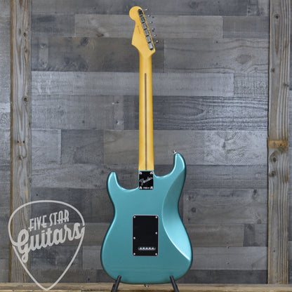 Fender American Professional Classic Stratocaster HSS Rosewood Fingerboard - Faded Sherwood Green Metallic with Deluxe Gigbag