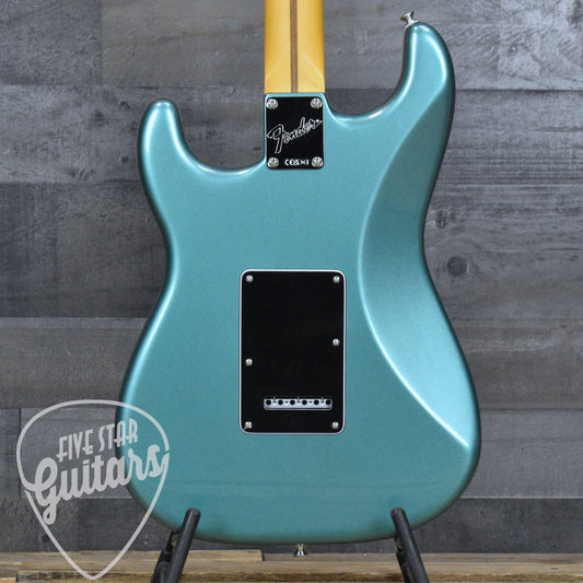 Fender American Professional Classic Stratocaster HSS Rosewood Fingerboard - Faded Sherwood Green Metallic with Deluxe Gigbag