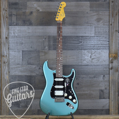 Fender American Professional Classic Stratocaster HSS Rosewood Fingerboard - Faded Sherwood Green Metallic with Deluxe Gigbag