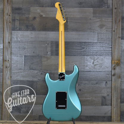 Fender American Professional Classic Stratocaster HSS Rosewood Fingerboard - Faded Sherwood Green Metallic with Deluxe Gigbag