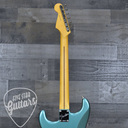 Fender American Professional Classic Stratocaster HSS Rosewood Fingerboard - Faded Sherwood Green Metallic with Deluxe Gigbag