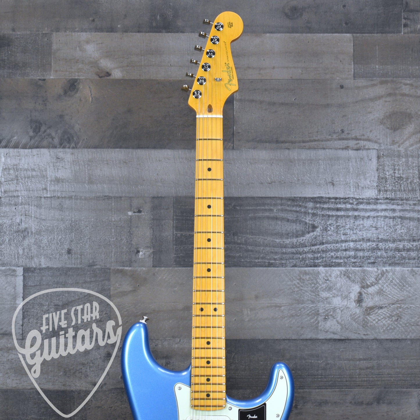 Fender American Professional Classic Stratocaster Maple Fingerboard - Faded Lake Placid Blue with Deluxe Gig Bag
