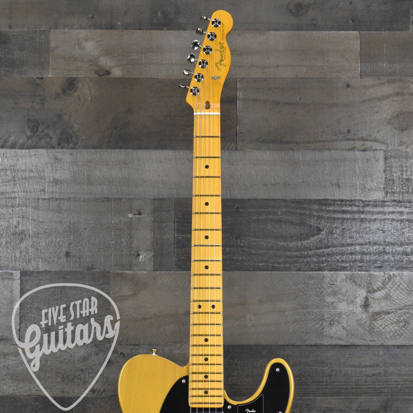 Fender American Professional Classic Telecaster Maple Fingerboard - Butterscotch Blonde with Deluxe Gig Bag