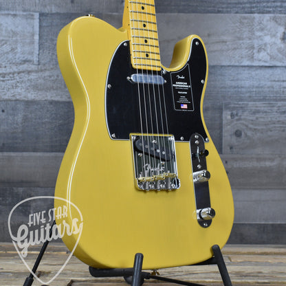 Fender American Professional II Telecaster Maple Fingerboard - Butterscotch Blonde with Deluxe Molded Case