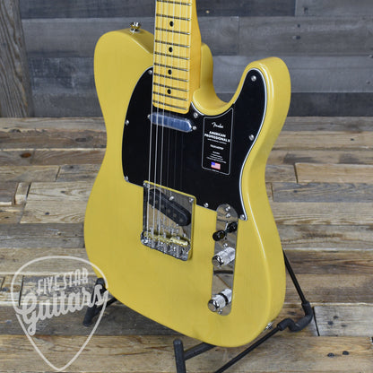 Fender American Professional II Telecaster Maple Fingerboard - Butterscotch Blonde with Deluxe Molded Case