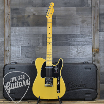 Fender American Professional II Telecaster Maple Fingerboard - Butterscotch Blonde with Deluxe Molded Case