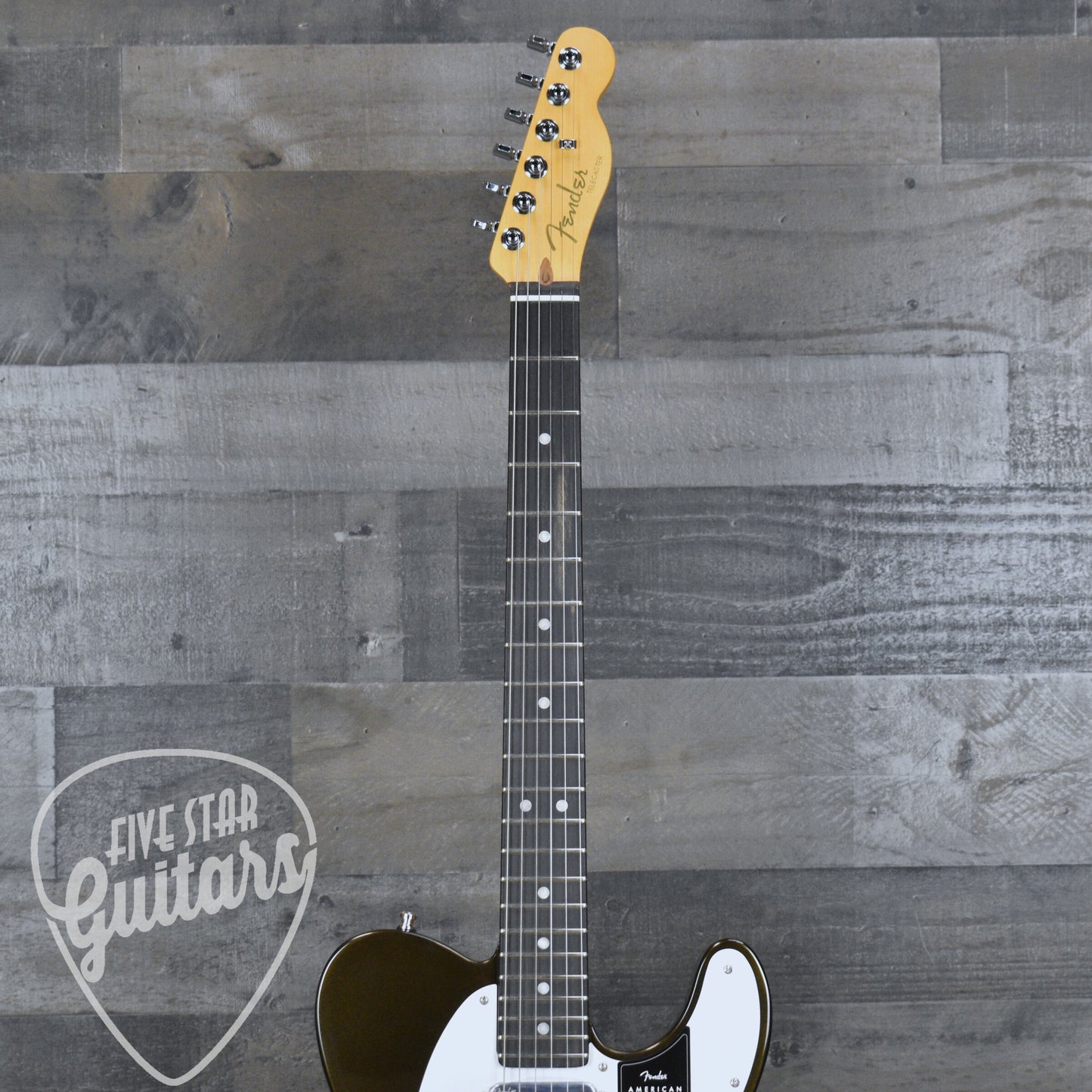 Fender American Ultra II Telecaster Ebony Fingerboard - Texas Tea with Deluxe Molded Case