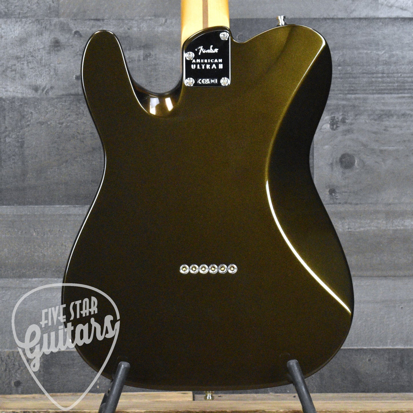 Fender American Ultra II Telecaster Ebony Fingerboard - Texas Tea with Deluxe Molded Case