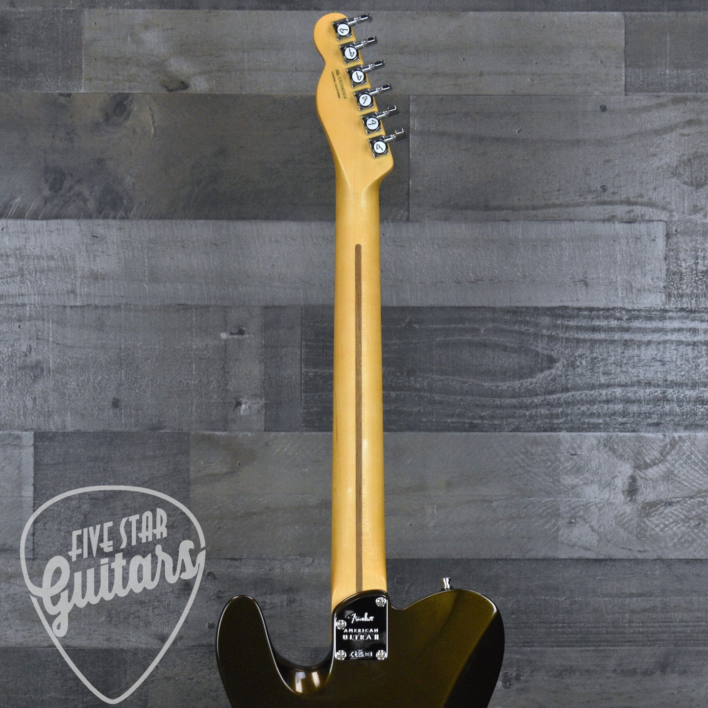 Fender American Ultra II Telecaster Ebony Fingerboard - Texas Tea with Deluxe Molded Case