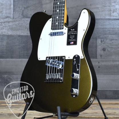 Fender American Ultra II Telecaster Ebony Fingerboard - Texas Tea with Deluxe Molded Case