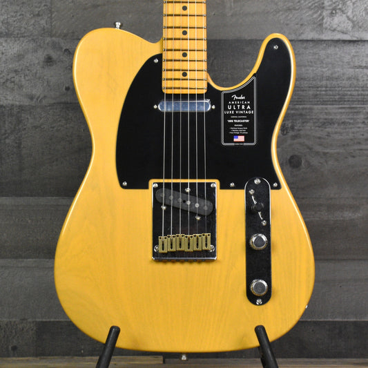 Fender American Ultra Luxe Vintage '50s Telecaster - Butterscotch Blonde with Fender Deluxe Hardshell Case