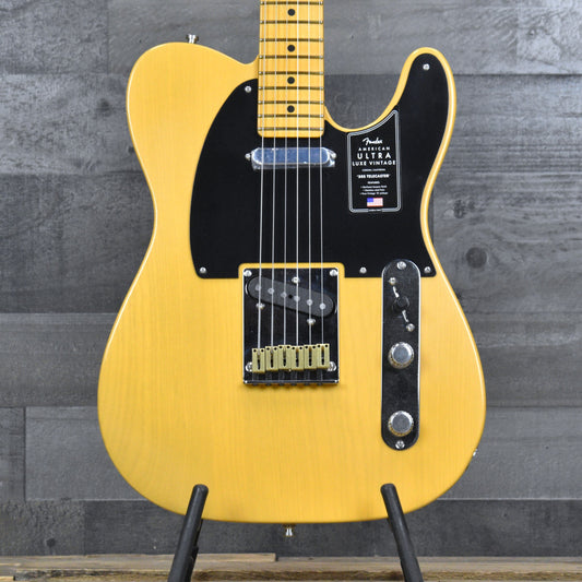 Fender American Ultra Luxe Vintage '50s Telecaster - Butterscotch Blonde with Fender Deluxe Hardshell Case