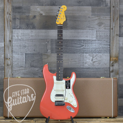 Fender American Ultra Luxe Vintage '60s Stratocaster HSS - Fiesta Red with Fender Deluxe Hardshell Case