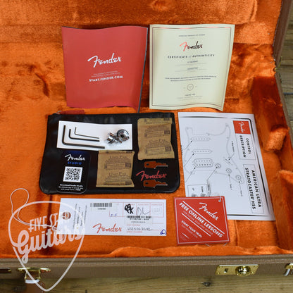 Fender American Ultra Luxe Vintage '60s Stratocaster HSS - Fiesta Red with Fender Deluxe Hardshell Case