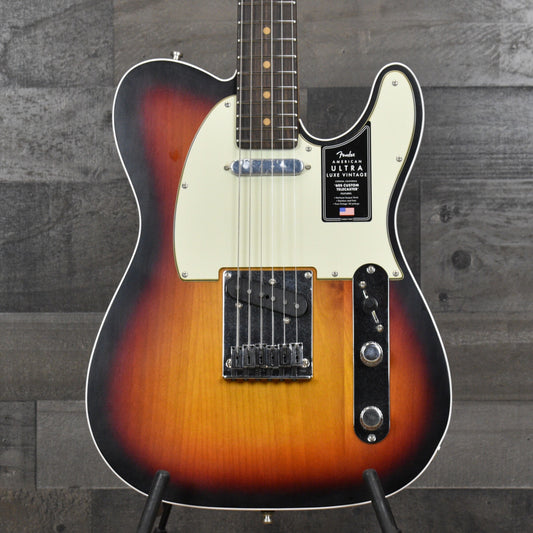 Fender American Ultra Luxe Vintage '60s Telecaster Custom - 3-Color Sunburst with Deluxe Hardshell