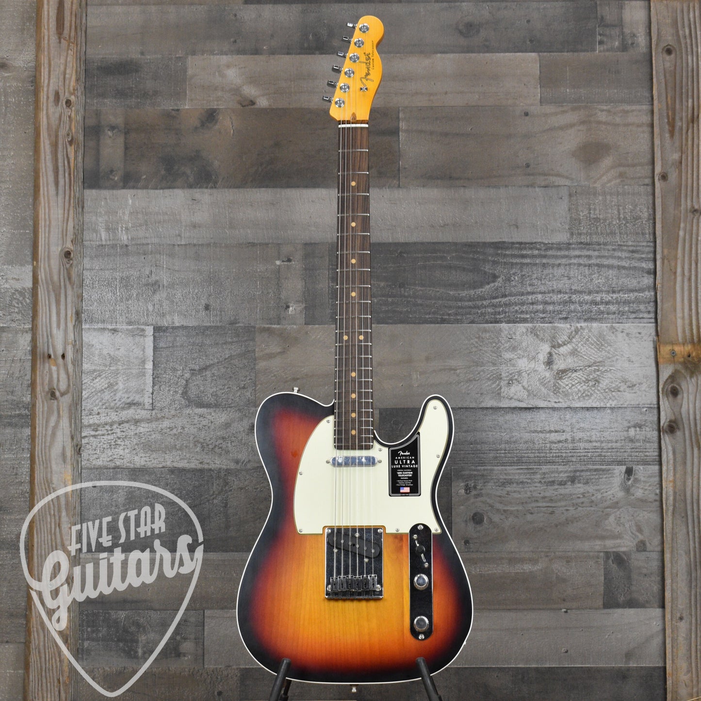Fender American Ultra Luxe Vintage '60s Telecaster Custom - 3-Color Sunburst with Deluxe Hardshell