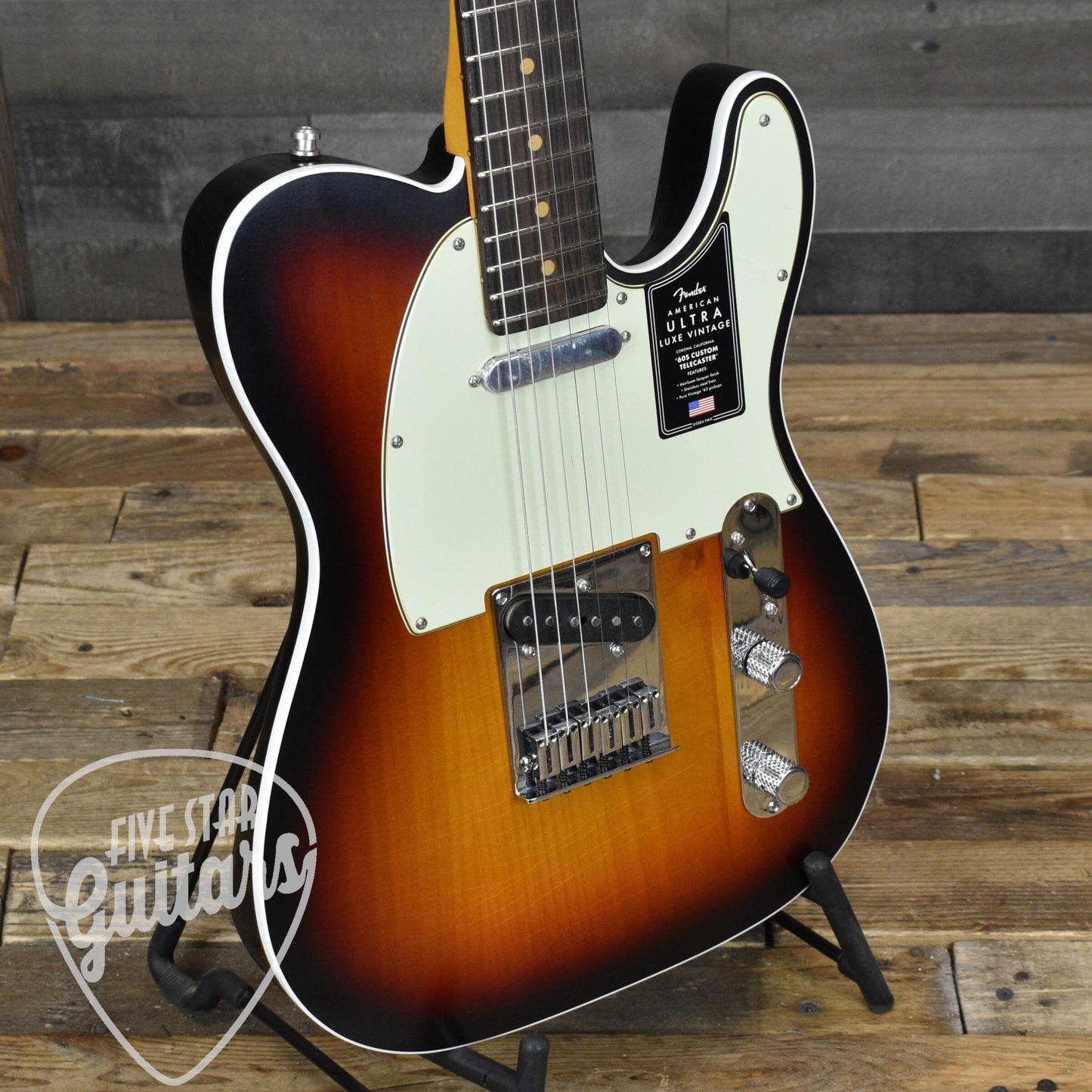 Fender American Ultra Luxe Vintage '60s Telecaster Custom - 3-Color Sunburst with Deluxe Hardshell