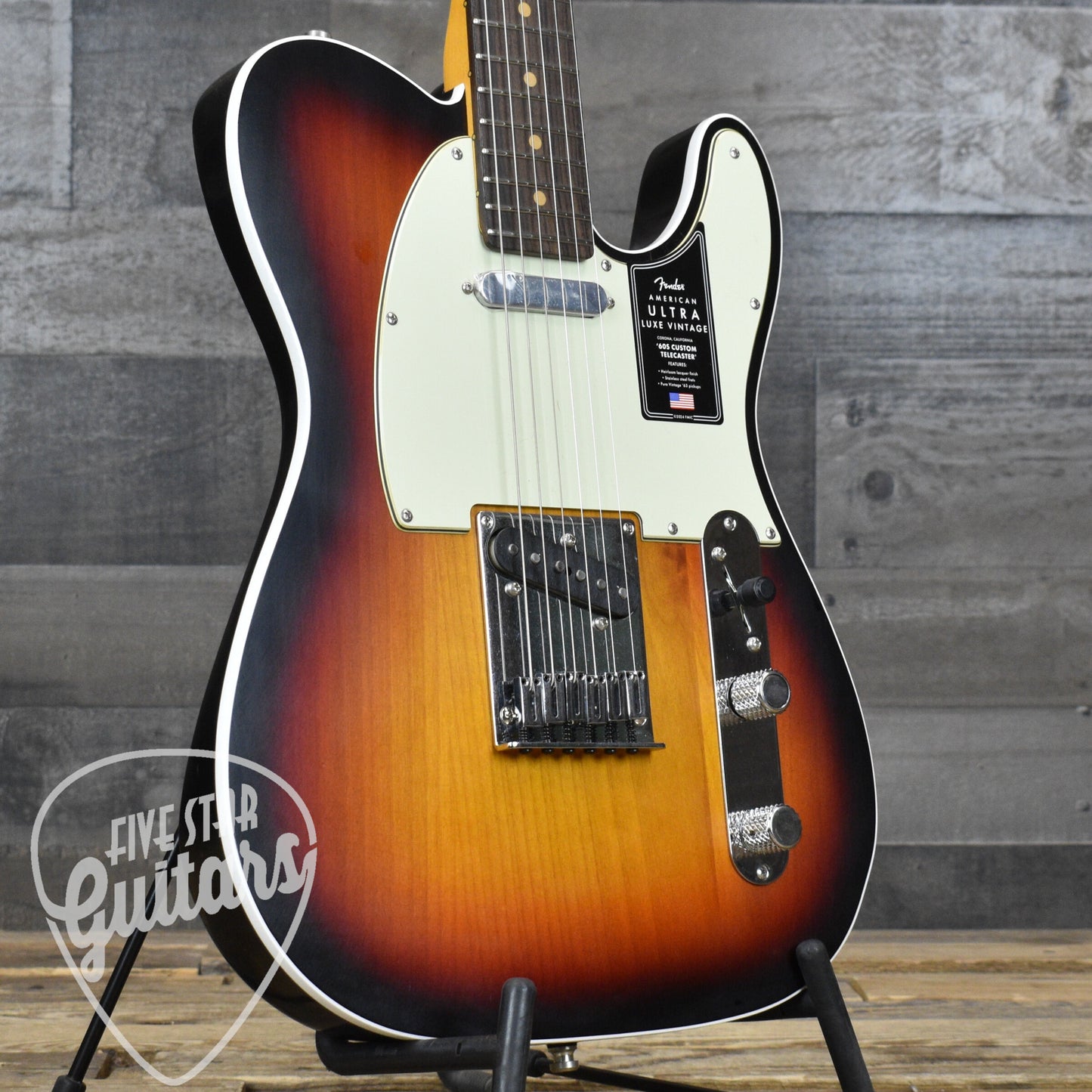 Fender American Ultra Luxe Vintage '60s Telecaster Custom - 3-Color Sunburst with Deluxe Hardshell