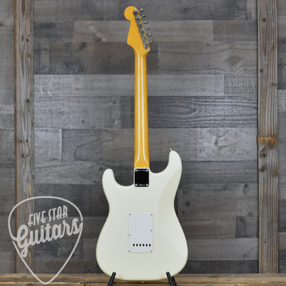 Fender American Vintage II 1961 Stratocaster Rosewood Fingerboard - Olympic White with Hard Shell Case