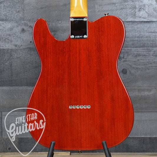 Fender American Vintage II 1963 Telecaster - Crimson Red Transparent with Hard Shell Case