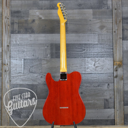 Fender American Vintage II 1963 Telecaster - Crimson Red Transparent with Hard Shell Case