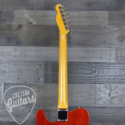 Fender American Vintage II 1963 Telecaster - Crimson Red Transparent with Hard Shell Case