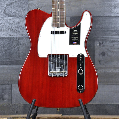 Fender American Vintage II 1963 Telecaster - Crimson Red Transparent with Hard Shell Case