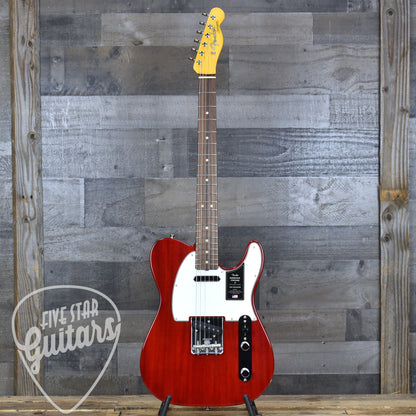 Fender American Vintage II 1963 Telecaster - Crimson Red Transparent with Hard Shell Case