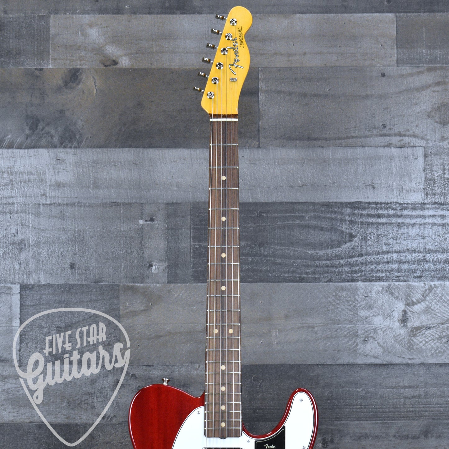 Fender American Vintage II 1963 Telecaster - Crimson Red Transparent with Hard Shell Case