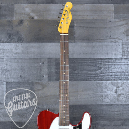 Fender American Vintage II 1963 Telecaster - Crimson Red Transparent with Hard Shell Case