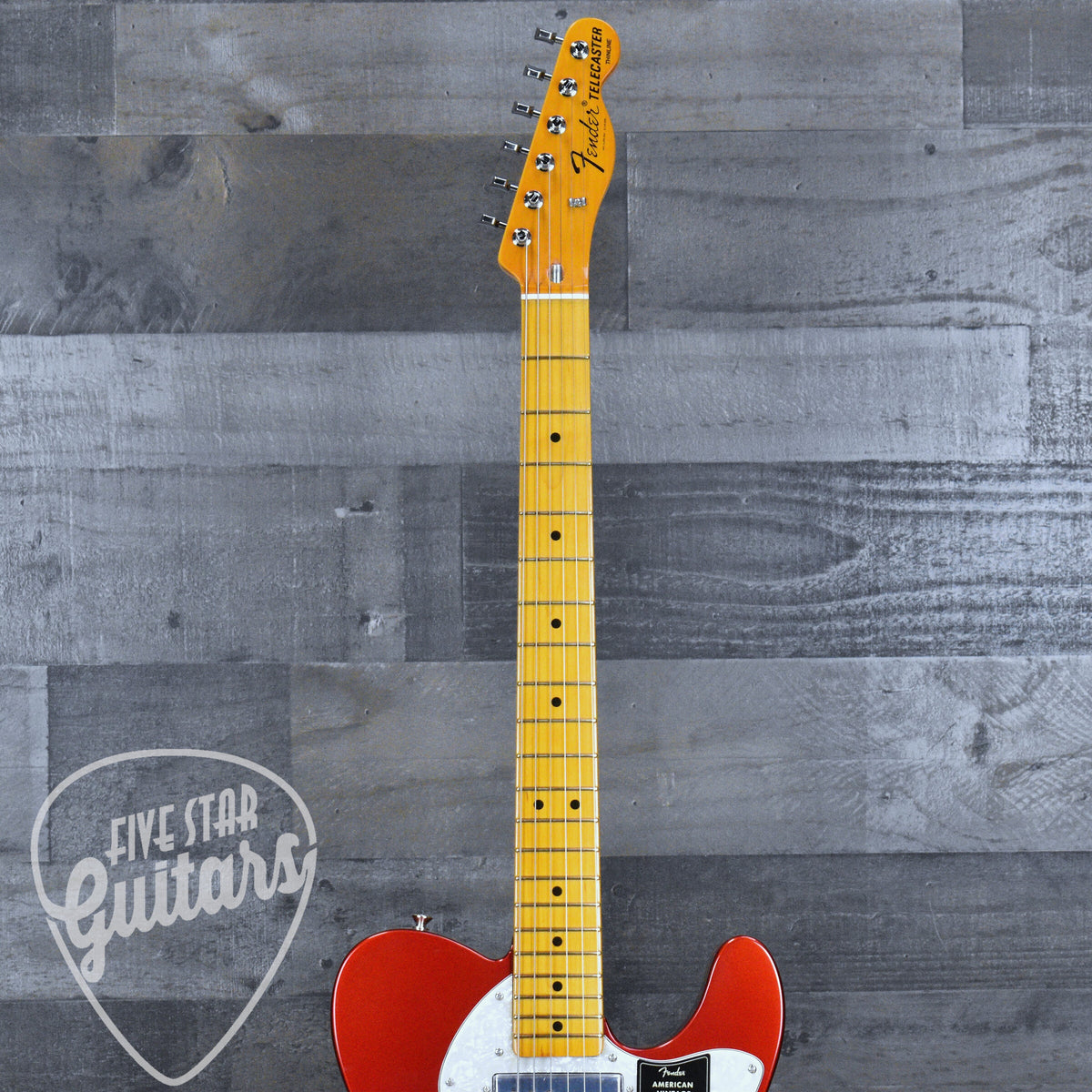 Fender American Vintage II 1972 Telecaster Thinline - Candy Apple Red with Hardshell Case