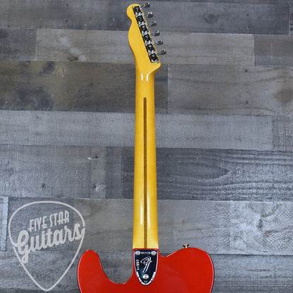 Fender American Vintage II 1972 Telecaster Thinline - Candy Apple Red with Hardshell Case