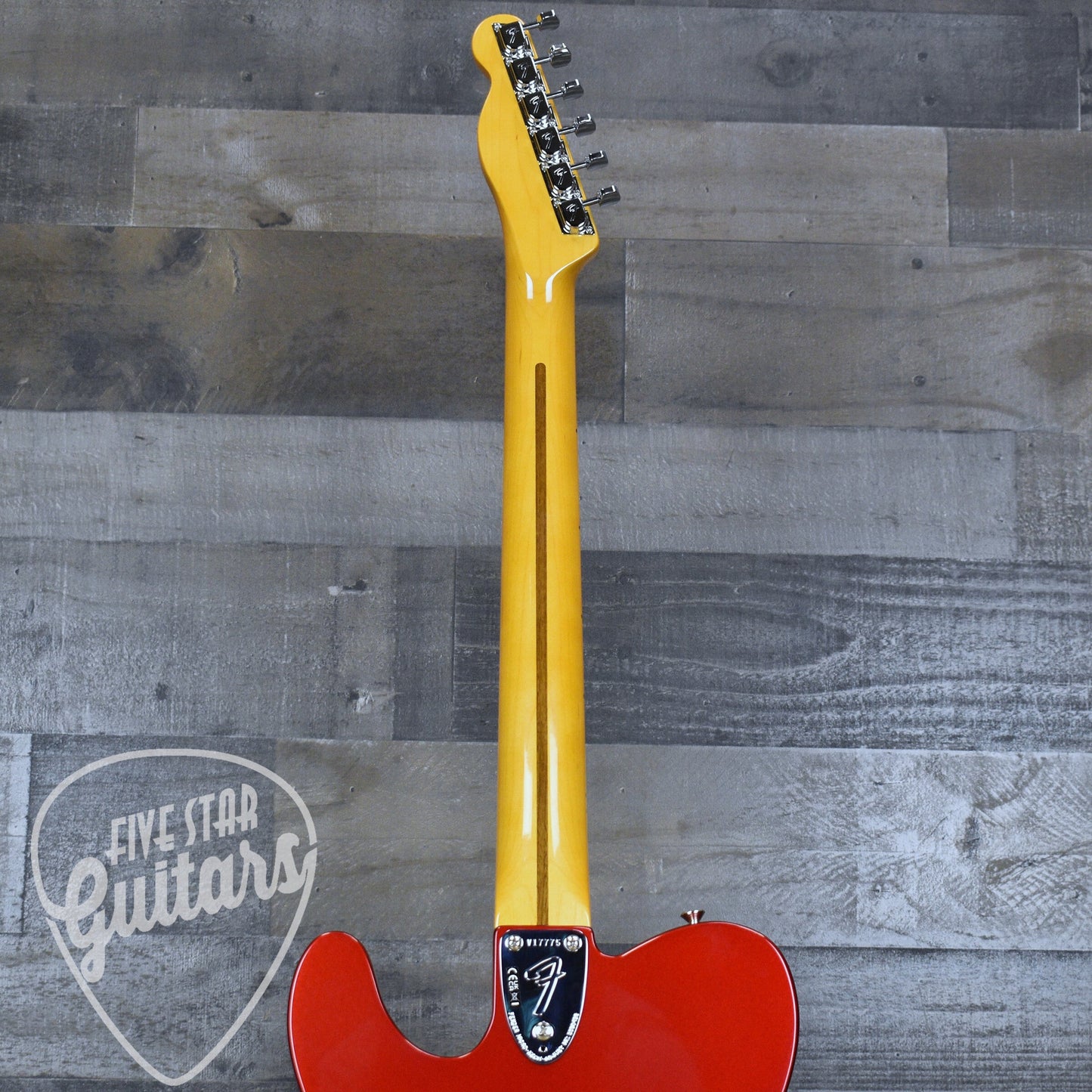 Fender American Vintage II 1972 Telecaster Thinline - Candy Apple Red with Hardshell Case