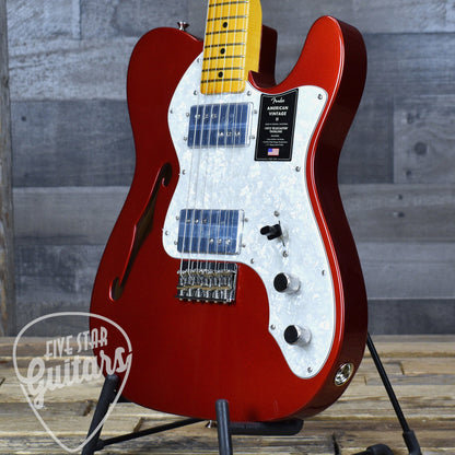 Fender American Vintage II 1972 Telecaster Thinline - Candy Apple Red with Hardshell Case