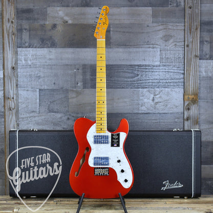 Fender American Vintage II 1972 Telecaster Thinline - Candy Apple Red with Hardshell Case
