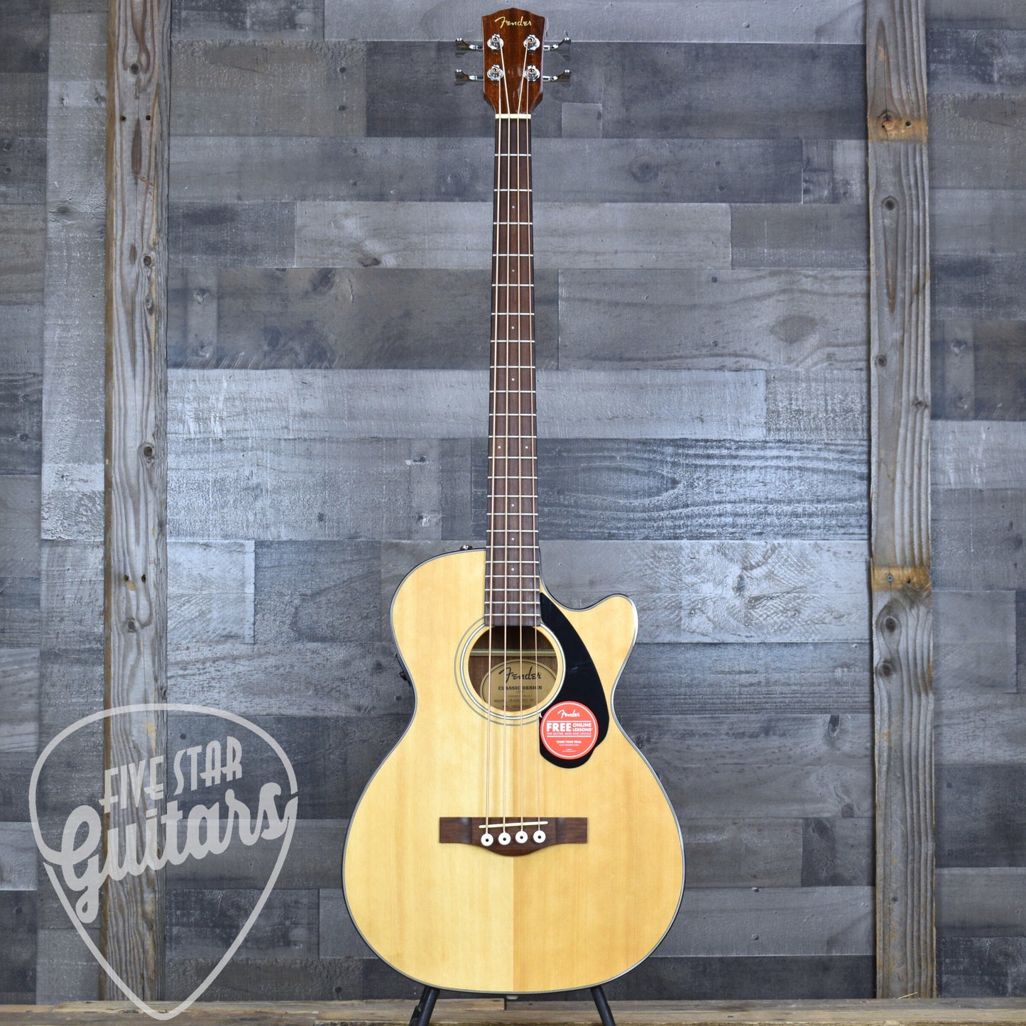 Fender CB-60SCE Bass - Natural