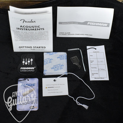 Fender CD-140SCE 12-String - Natural with Hard Shell Case