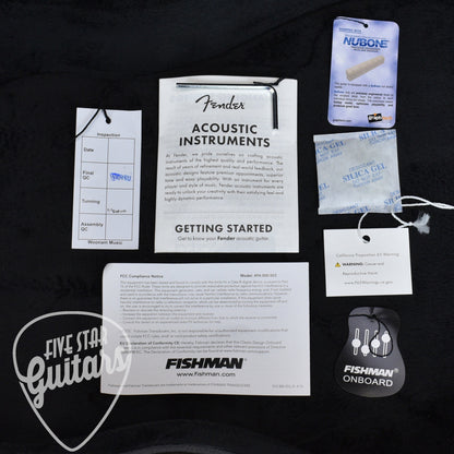 Fender CD-140SCE 12-String - Natural with Hard Shell Case